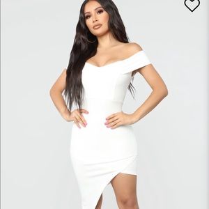 Fashion Nova, white dress